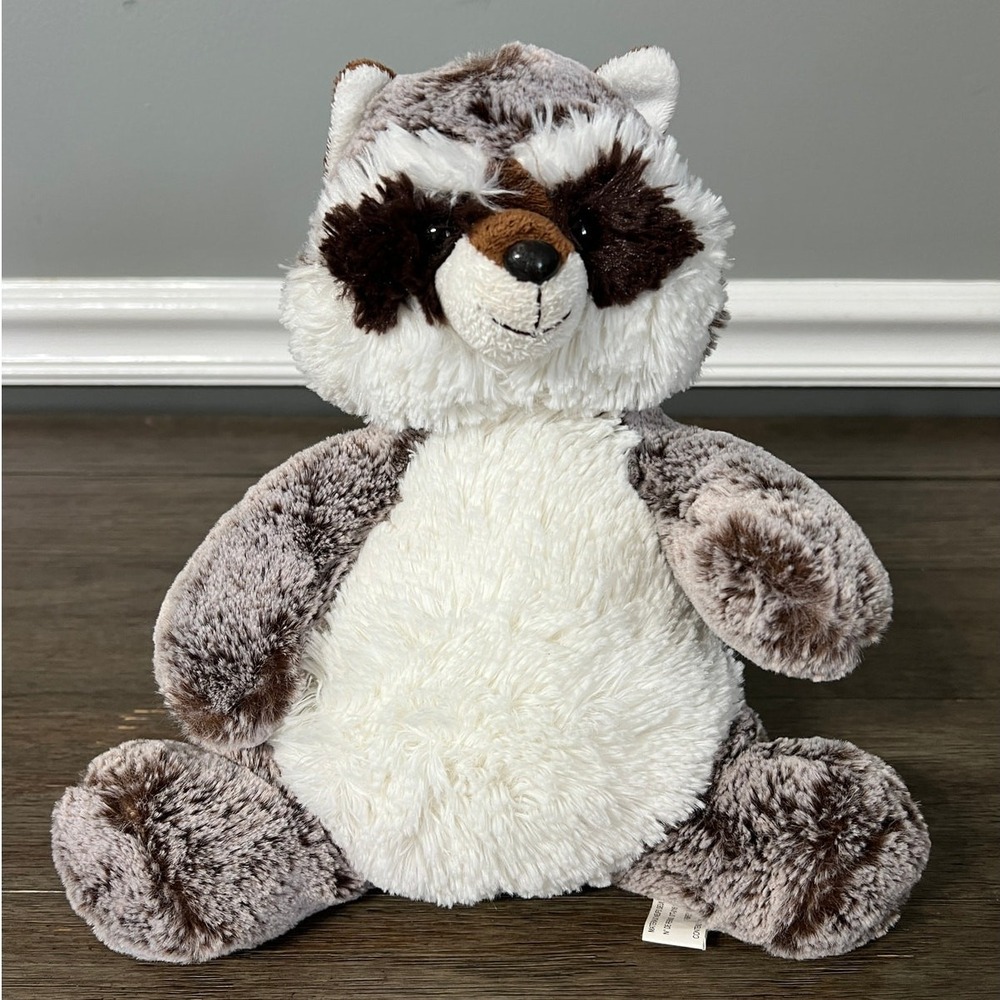 Aurora Rocky the Raccoon Plush Stuffed Animal Brown Gray Woodland Toy 9"